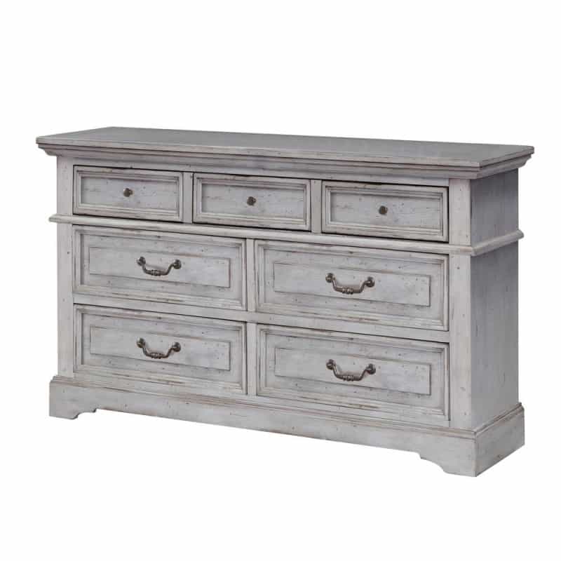 Stonebrook Dresser - Light Distressed Antique Gray