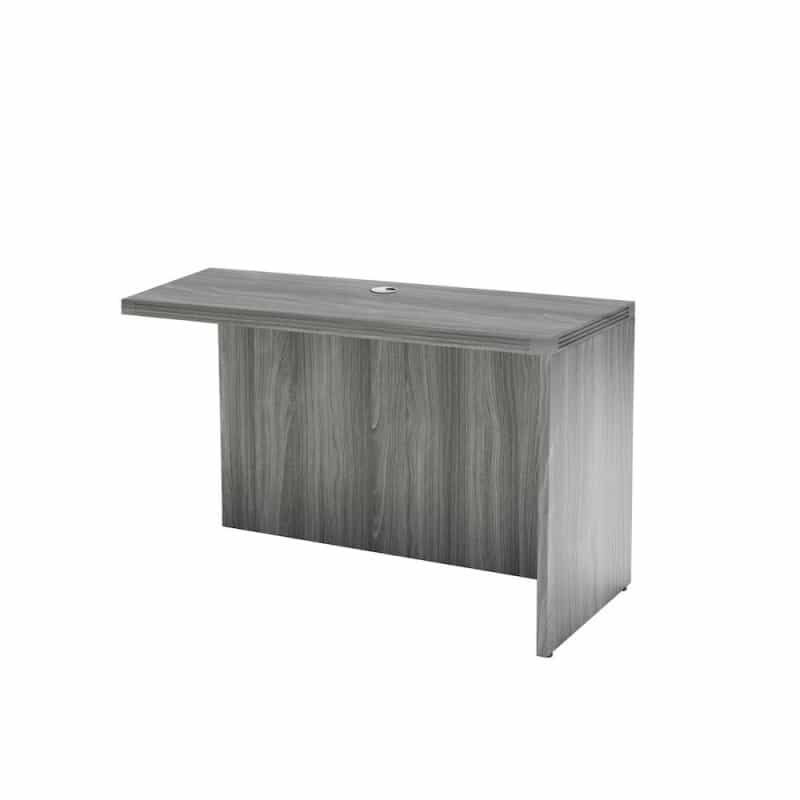 Return 42"W X 24"D, Gray Steel