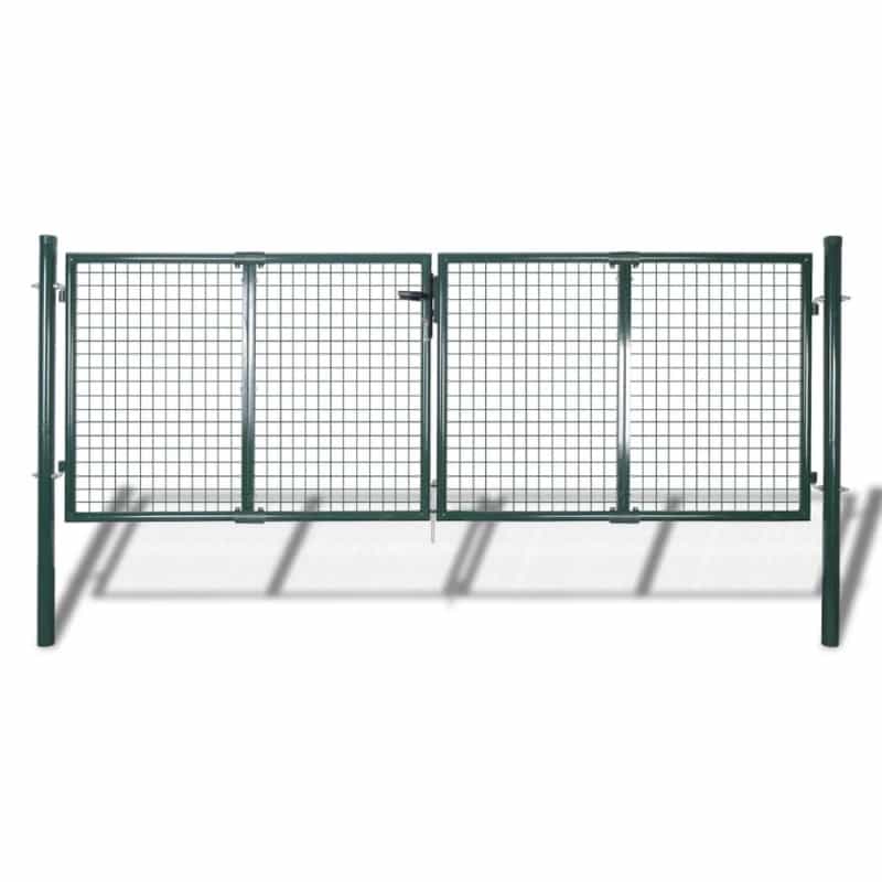 Vidaxl Garden Mesh Gate Fence Door Wall Grille 113.8" X 29.5" / 120.5" X 49.2", 140921