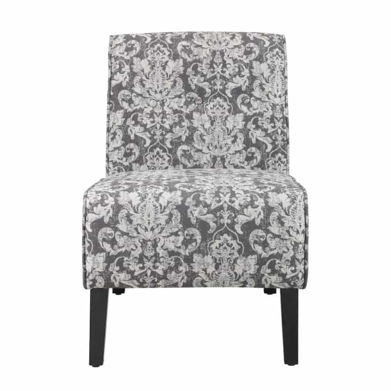 Coco Accent Chair - Gray Damask