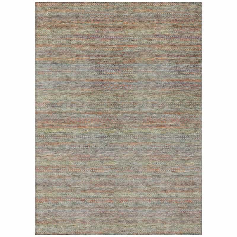 Machine Washable Indoor/Outdoor Chantille Acn2148 Sage 2'6" X 3'10" Rug