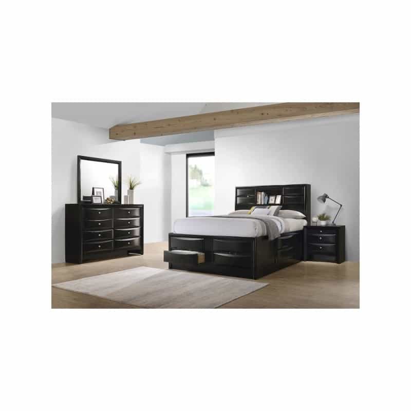 Briana 4-Piece Queen Bedroom Set Black