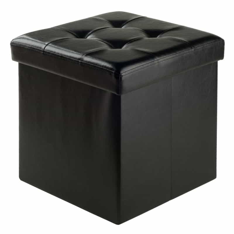 Ashford Ottoman With Storage Faux Leather