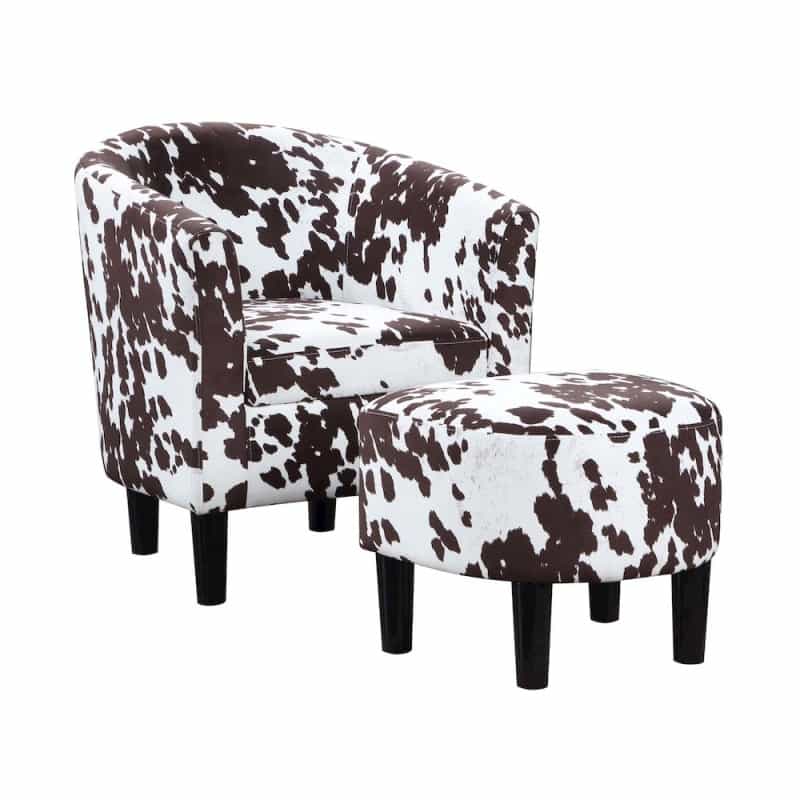 Take A Seat Churchill Accent Chair With Ottoman
