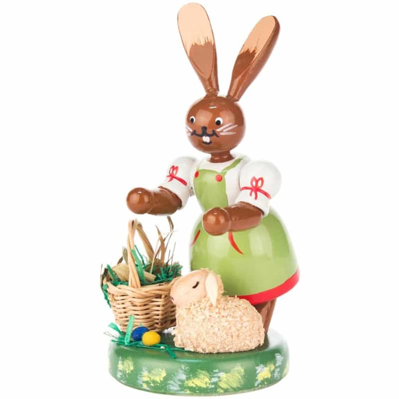 Easter Figure - Rabbit With Lamb