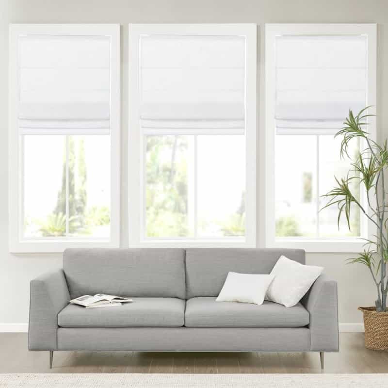 Kyler Linen Blend Light Filtering Cordless Roman Shade