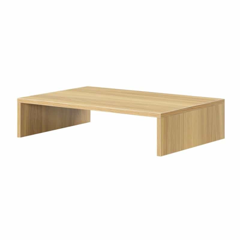 Designs2go Small Tv/Monitor Riser For Tvs Up To 26 Inches Light Oak