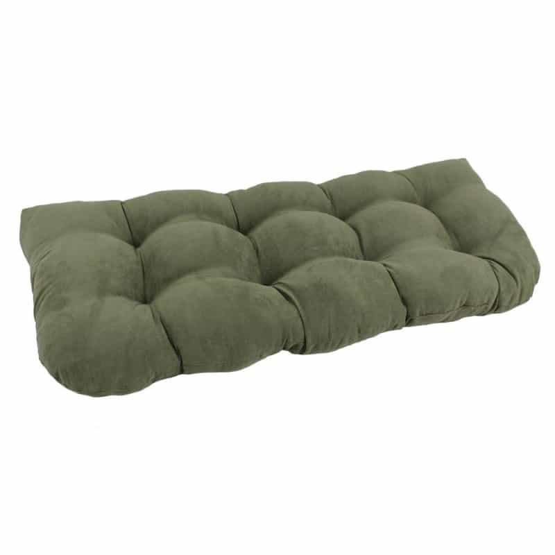 42-Inch By 19-Inch U-Shaped Micro Suede Polyester Tufted Settee/Bench Cushion
