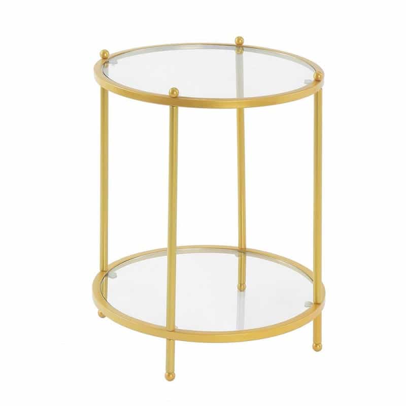 Royal Crest 2 Tier Round End Table