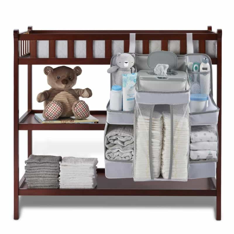 Diaper Caddy And Nursery Organizer For Baby's Essentials - White