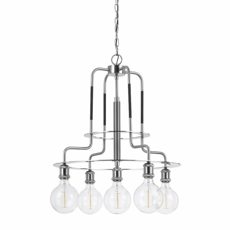 60W X 5 Transformermetal Chandelier (Edison Bulbs Included)