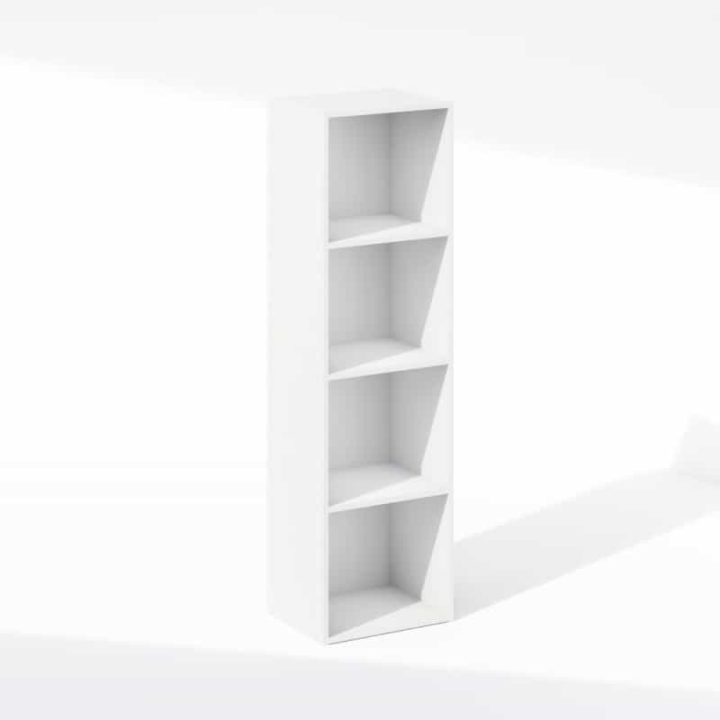 Reed 4-Tier Open Shelf Multipurpose Closet & Clothing Storage, Storage Organizer