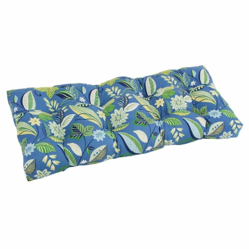 42-Inch By 19-Inch Squared Patterned Spun Polyester Tufted Loveseat Cushion 94006-Ls-Reo-28