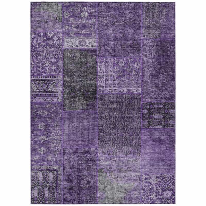Chantille Acn669 Purple 5' X 7'6" Rug