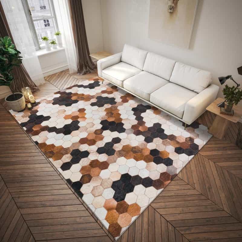 Laredo Multi Animal Patchwork 3' X 5' Area Rug Multi Alr39