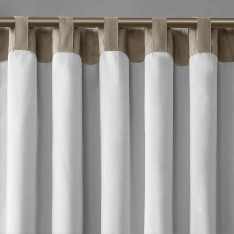 Faux Silk Embroidered Window Valance