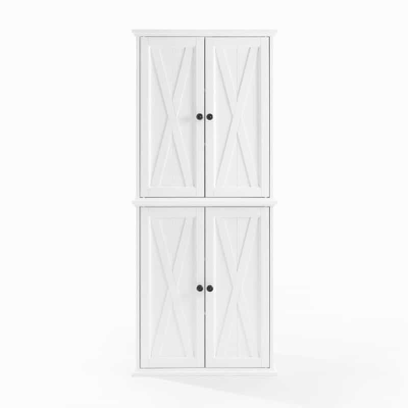 Clifton Tall Kitchen Storage Pantry - 2 Stackable Pantries