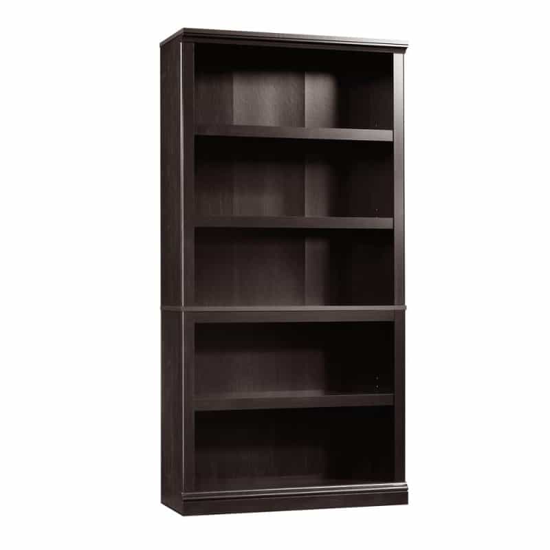 Miscellaneous Storage Bookcase, Estate Black Finish