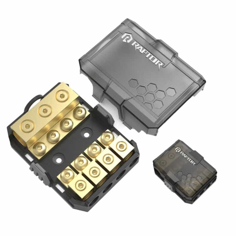 Manl Fused 4-Position Dist Block Pro