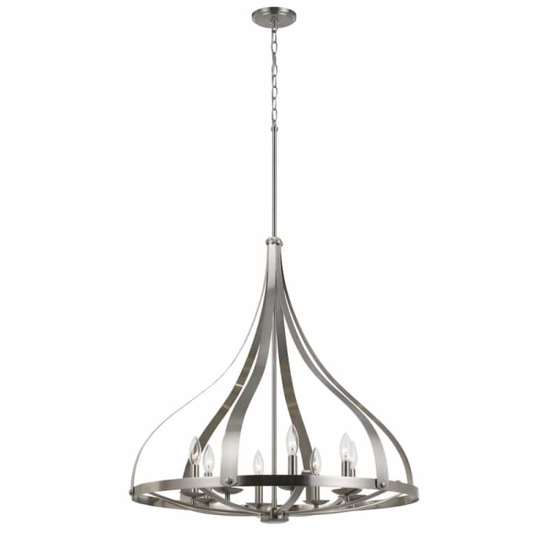 60W X 8 Meridian Chandeliler