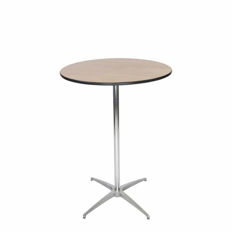 24" Cocktail Table With 30" And 42" Poles