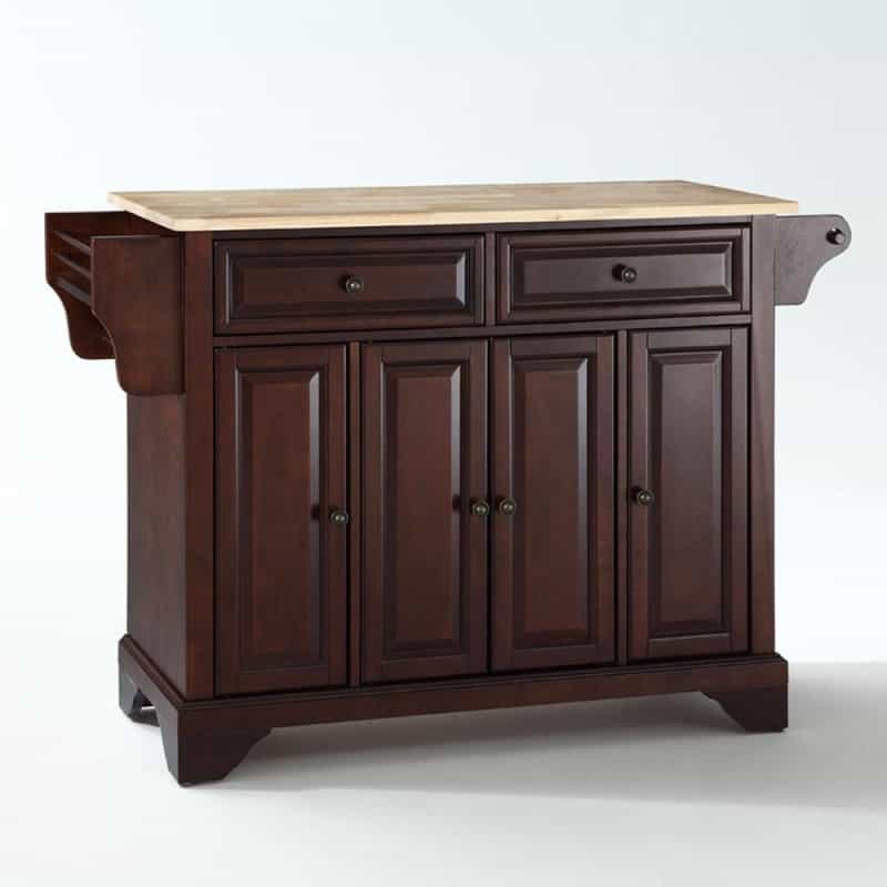 Lafayette Wood Top Full Size Kitchen Island/Cart