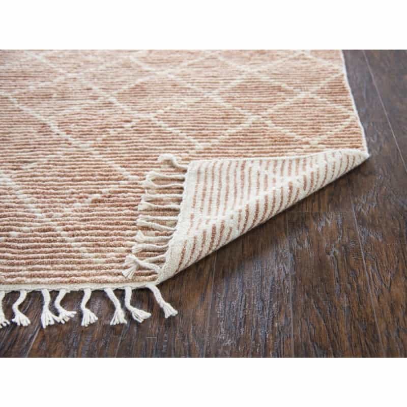 Nile Neutral 8'9" X 11'9" Hand-Knotted Rug- Ni1001