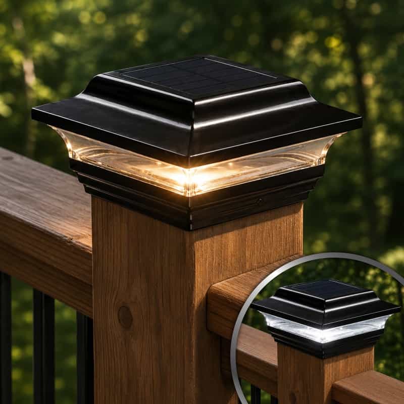 Imperial Solar Post Cap - Black