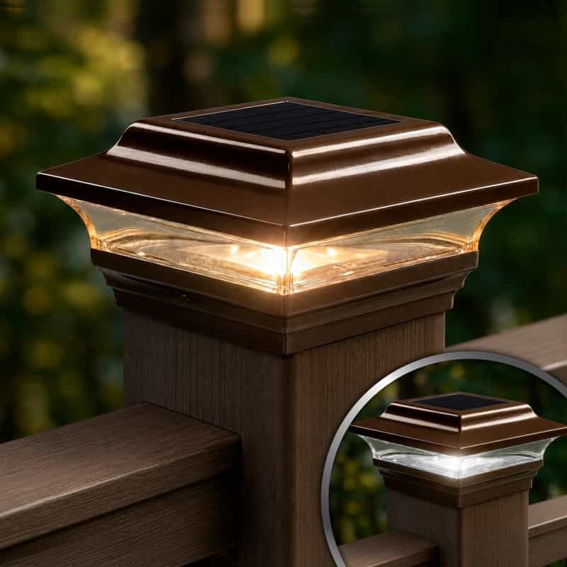 Imperial Solar Post Cap - Bronze