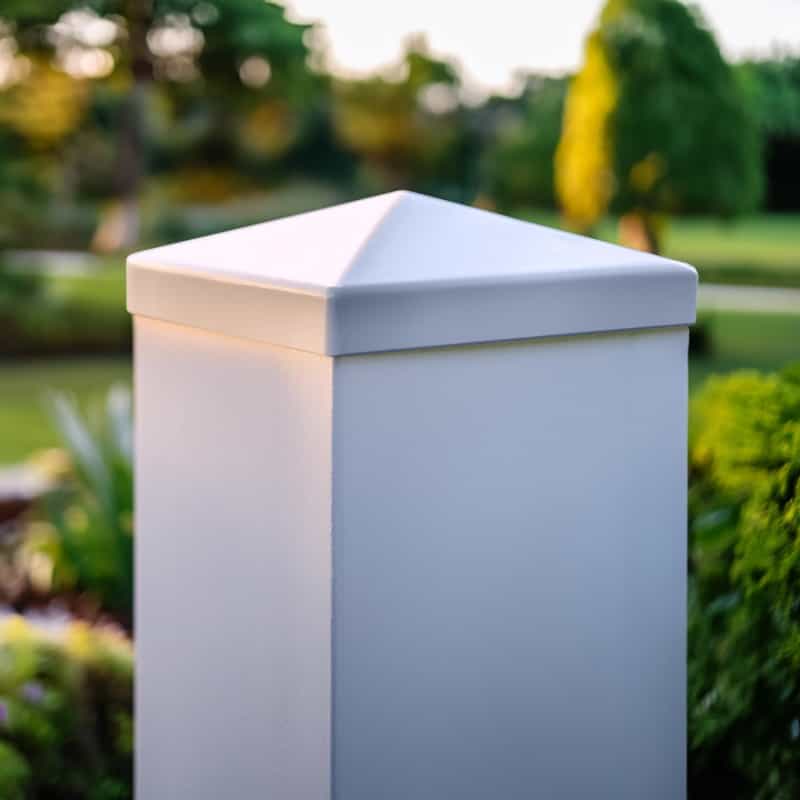 5X5 Pyramid Pvc Post Cap