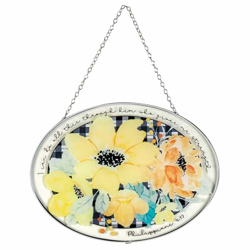 Suncatcher I Can Do All This 9In Oval
