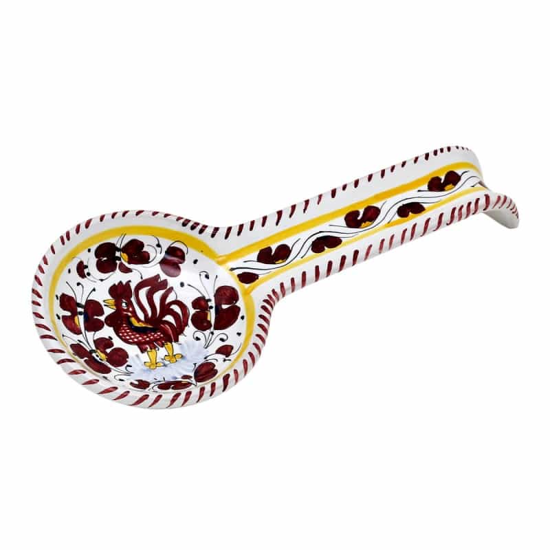 Orvieto Red Rooster: Spoon Rest