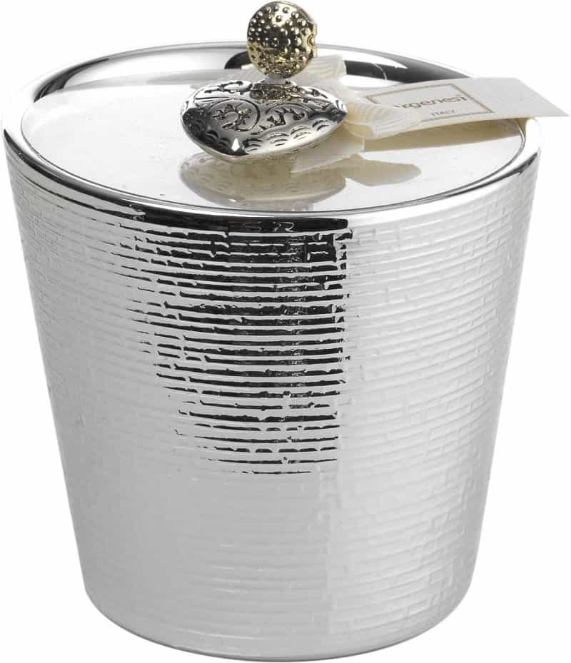 Argenesi Italy Atena Silver Plated Scented Candle