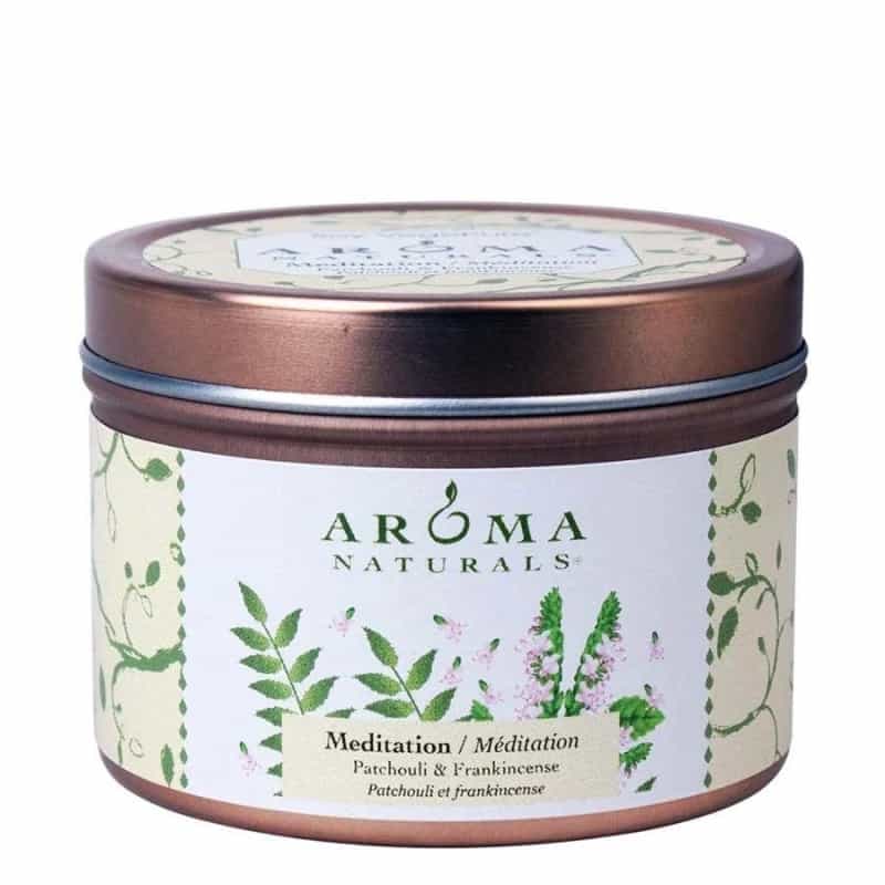 Aroma Naturals Meditation White Small Tin 2.8 Oz