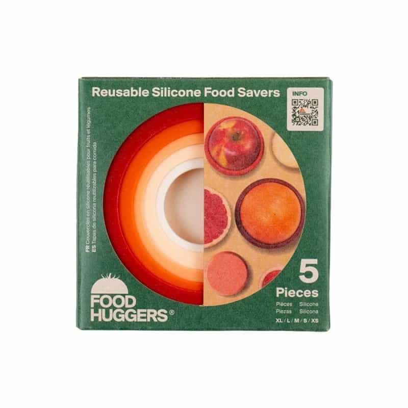 Food Huggers Terra Cotta Set Of 5 Huggers