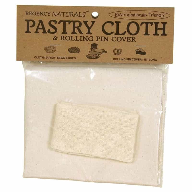 Regency Natural Pastry Cloth And Rolling Pin Cover 24" X 20"