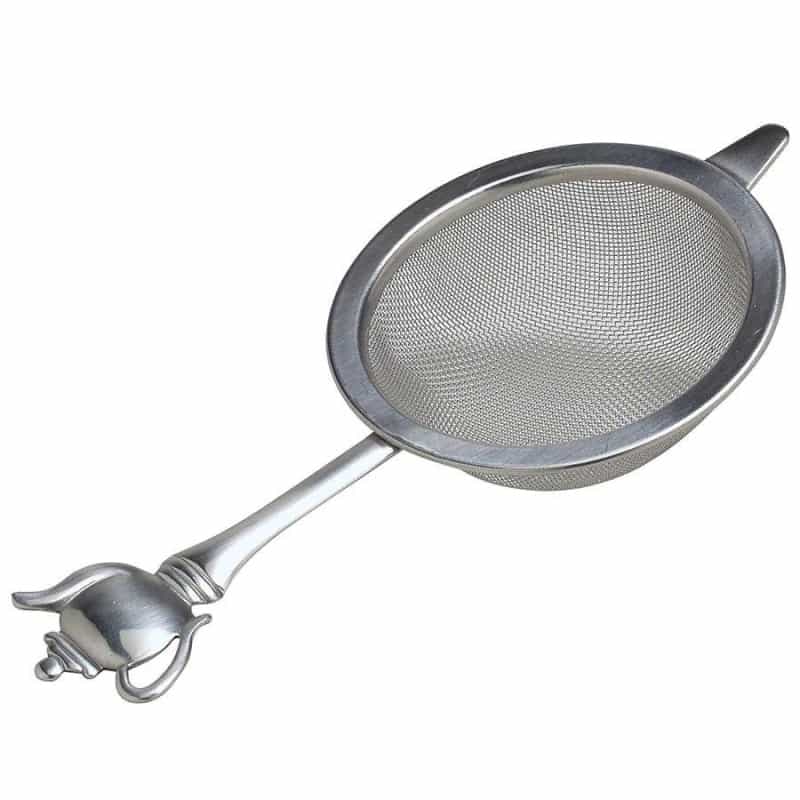 Stainless Steel Tea Strainer With Teapot Handle