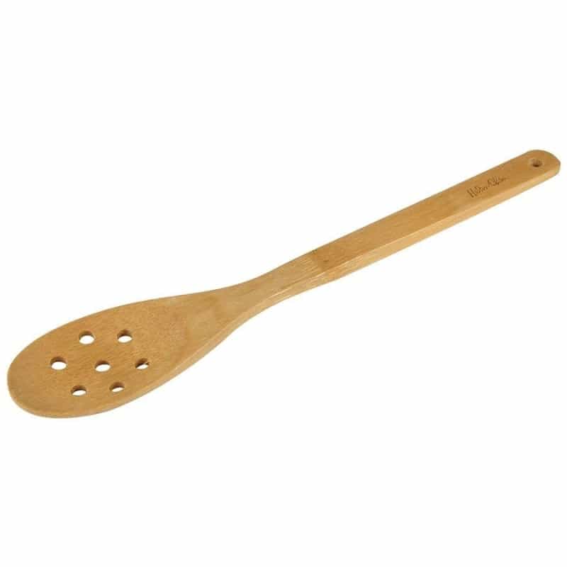 Helen's Asian Kitchen Bamboo Pierced Spoon 12"