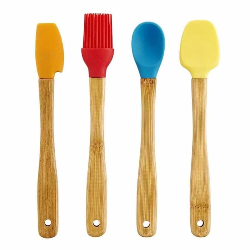 Mrs. Anderson Baking Mini Bamboo Tools Set Of 4