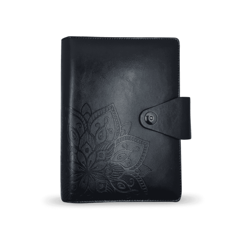 Black Content Management System Binder