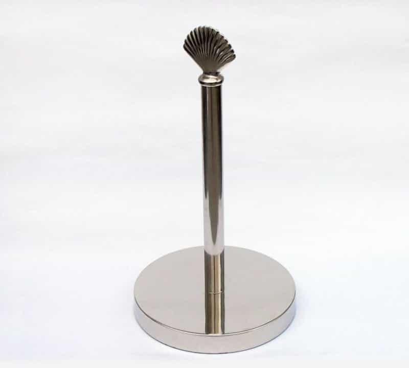 Chrome Sea Shell Paper Towel Holder 16"