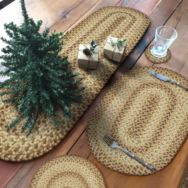 Cookie Dough Brown Jute Stair Tread