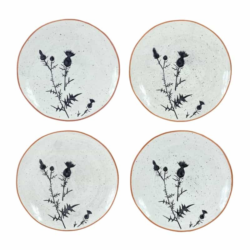 Plate (Set Of 4) 8”D Ceramic