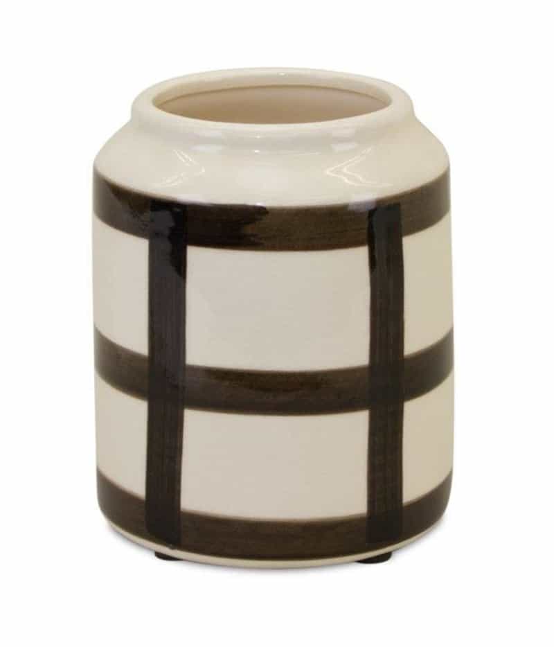 Vase 5"D X 6"H Terra Cotta