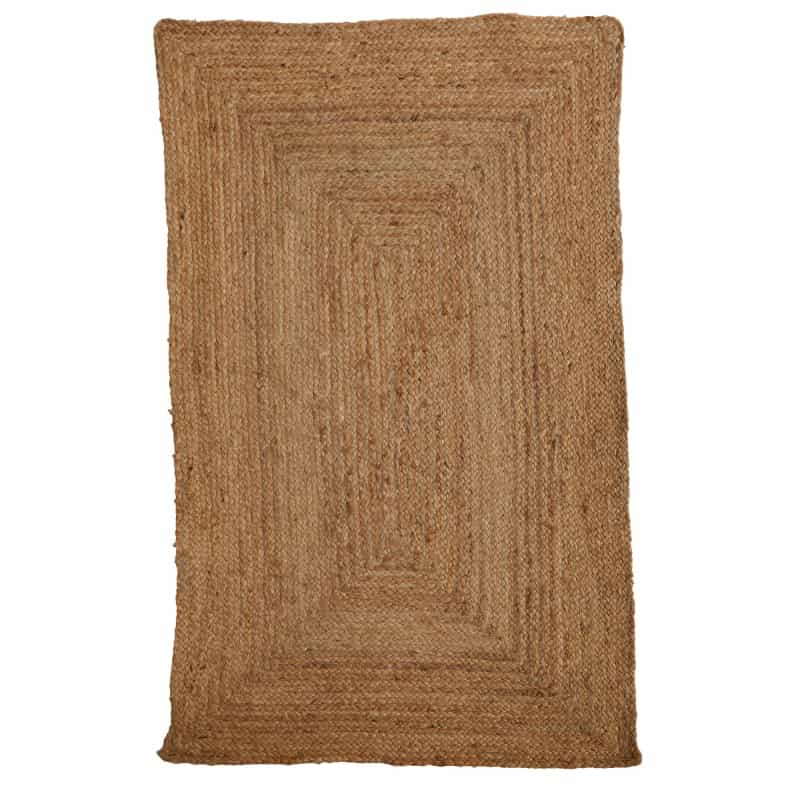 5’ X 3’ Handmade Braided Natural Fiber Beacon Jute Rug