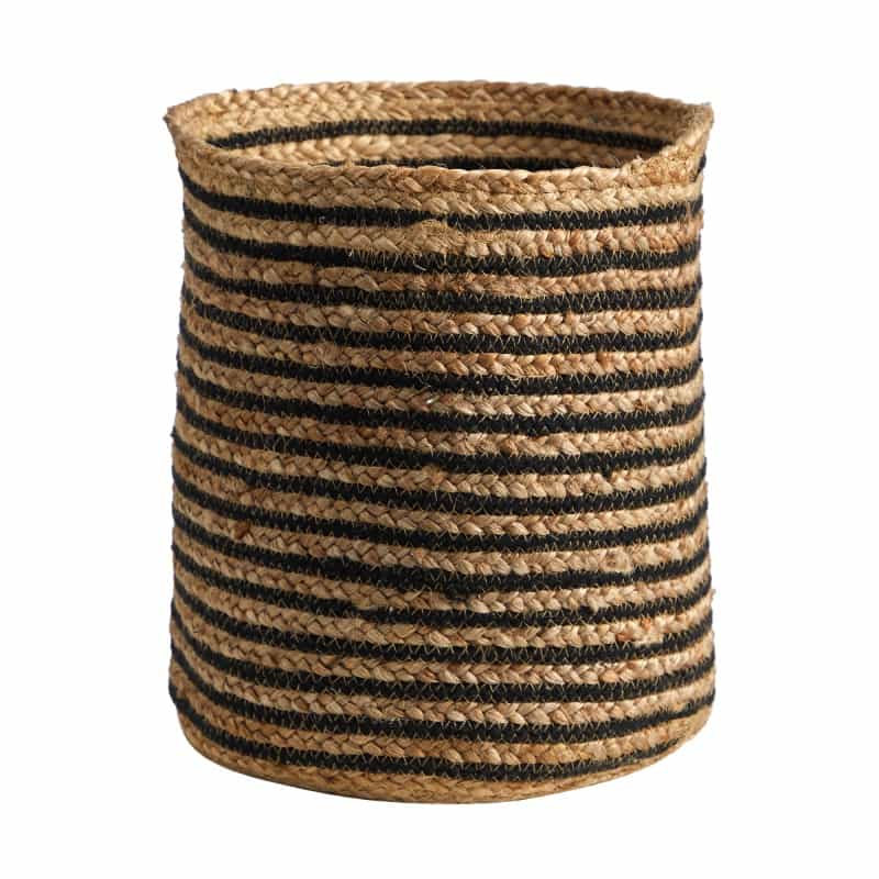 13.5” Handmade Natural Jute Basket