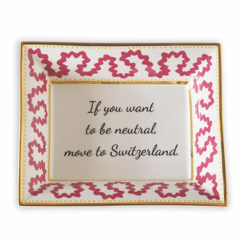 Switzerland Plate (Set Of 2)