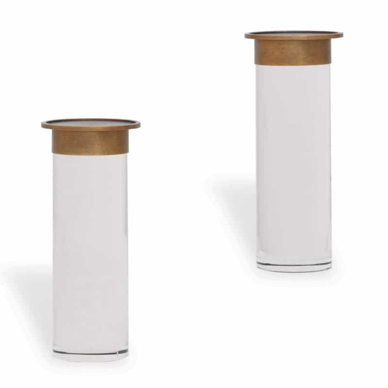 Addison Brass Candleholder (Set Of 2)