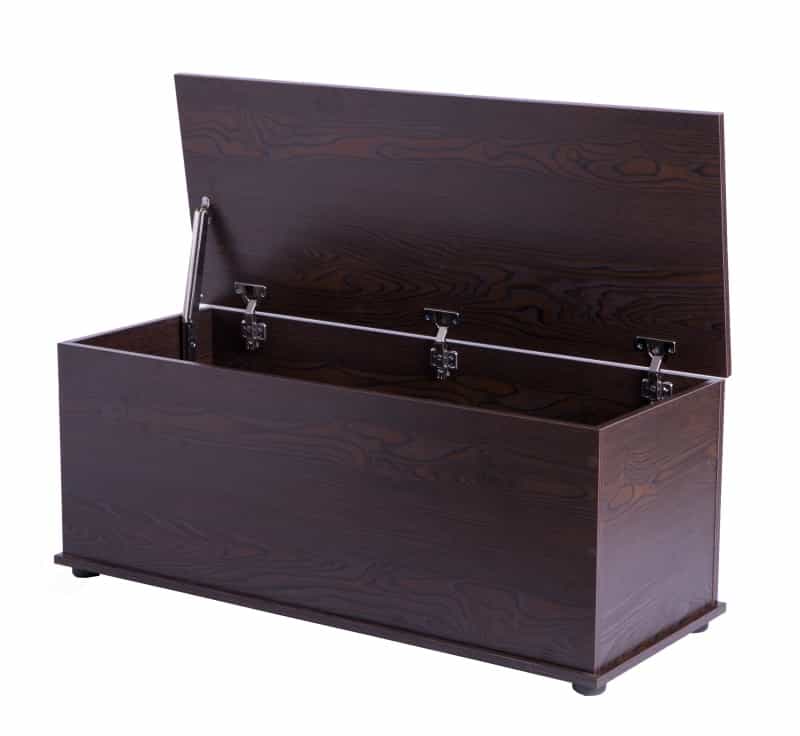Large Storage Toy Box With Soft Closure Lid Wooden Organizing Furniture Storage Chest