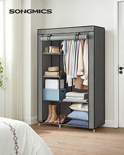 Portable Closet With 6 Shelves